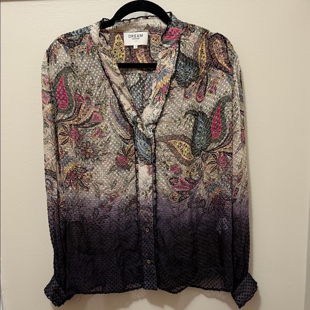Floral Women's Blouse - Multicolor Elegance